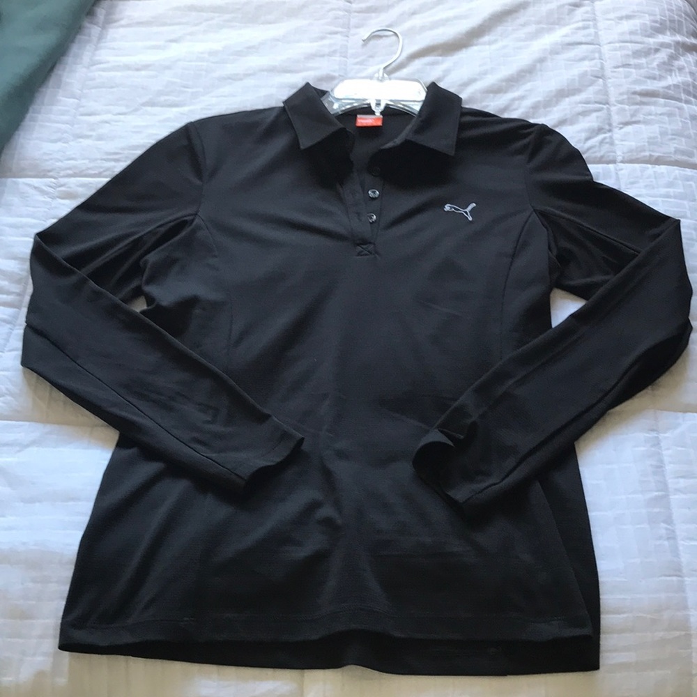 Ladies Puma long sleeve polo